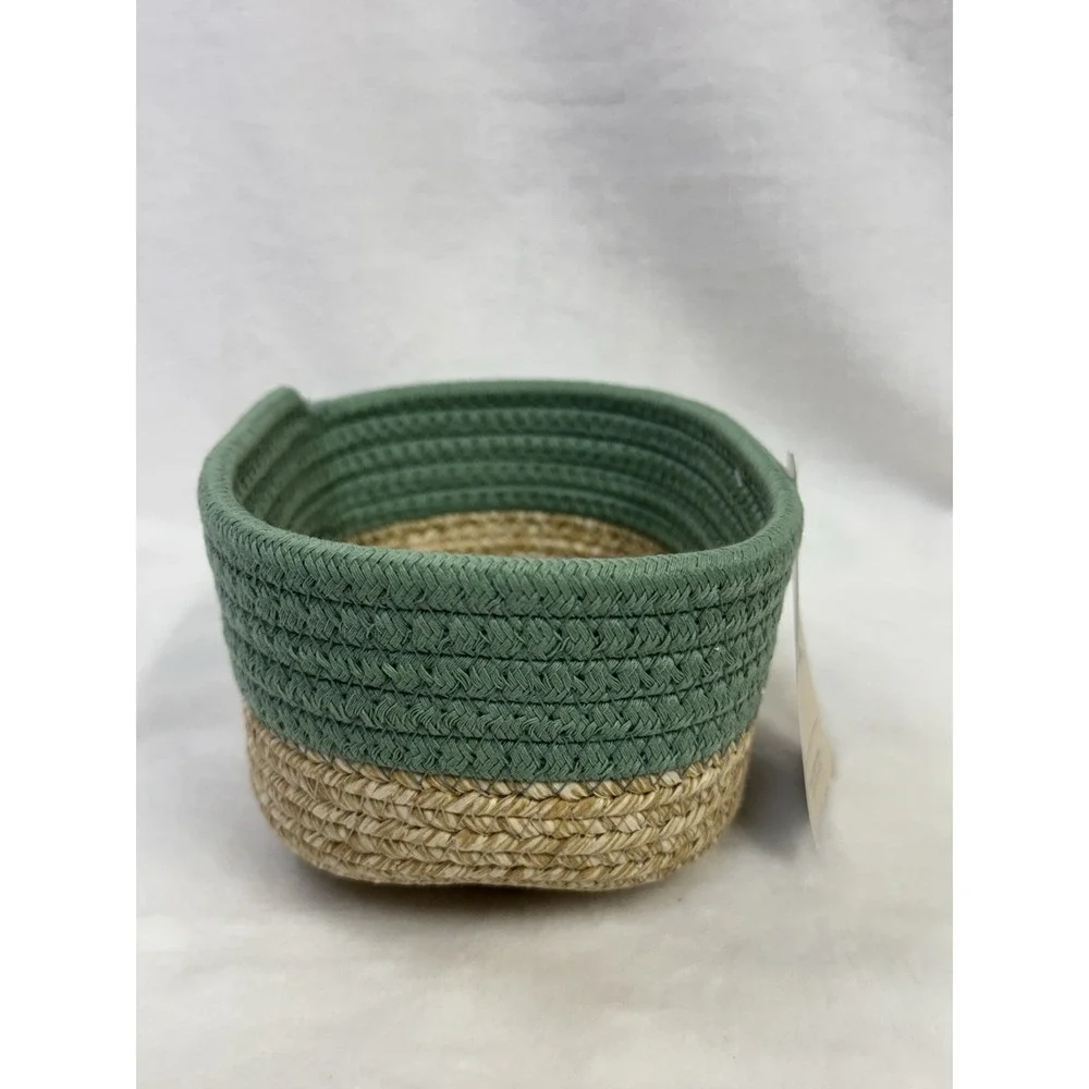 Brightroom Rope Baskets Storage Organizers Blue 8